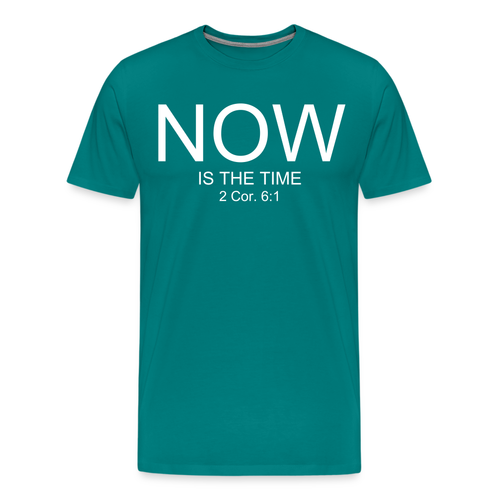 NOW Men's Premium T-Shirt - teal