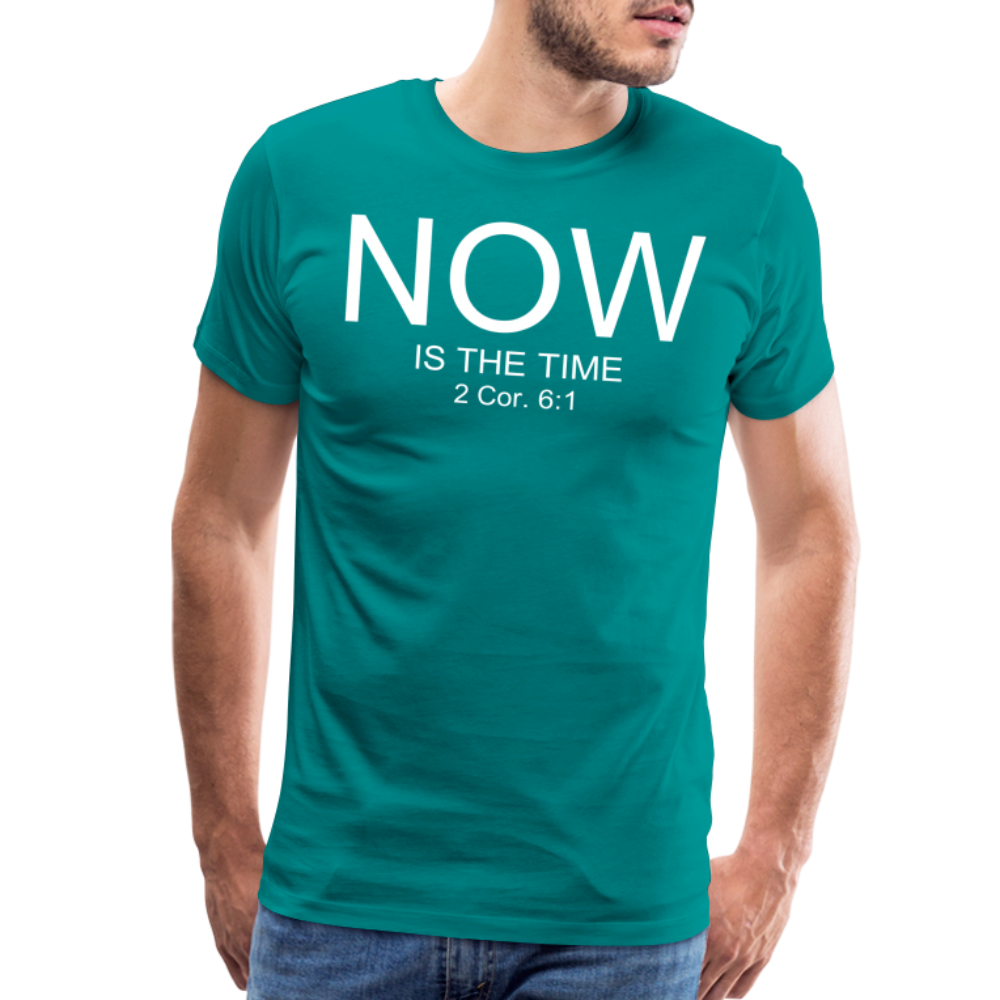 NOW Men's Premium T-Shirt - teal