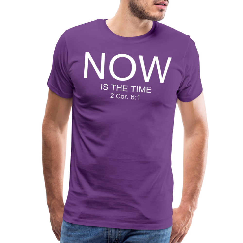 NOW Men's Premium T-Shirt - purple