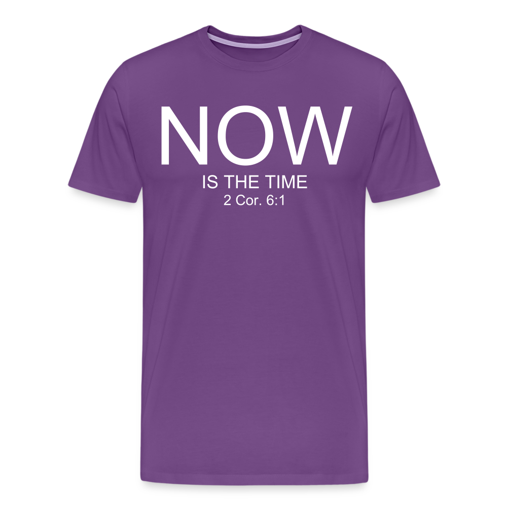 NOW Men's Premium T-Shirt - purple