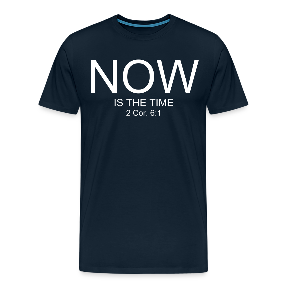 NOW Men's Premium T-Shirt - deep navy