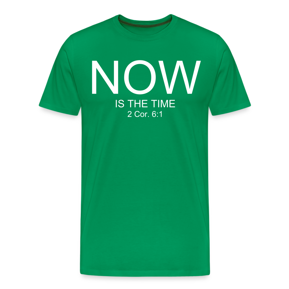 NOW Men's Premium T-Shirt - kelly green
