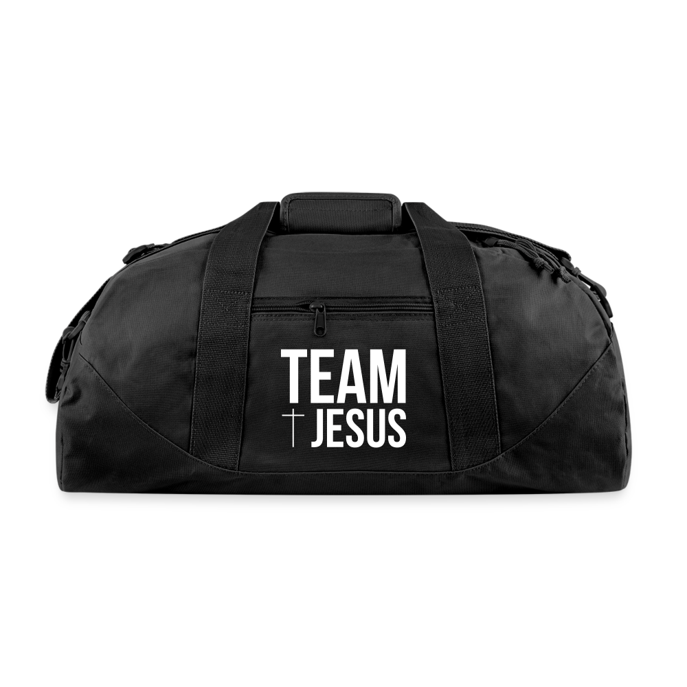 Team Jesus Recycled Duffel Bag - black