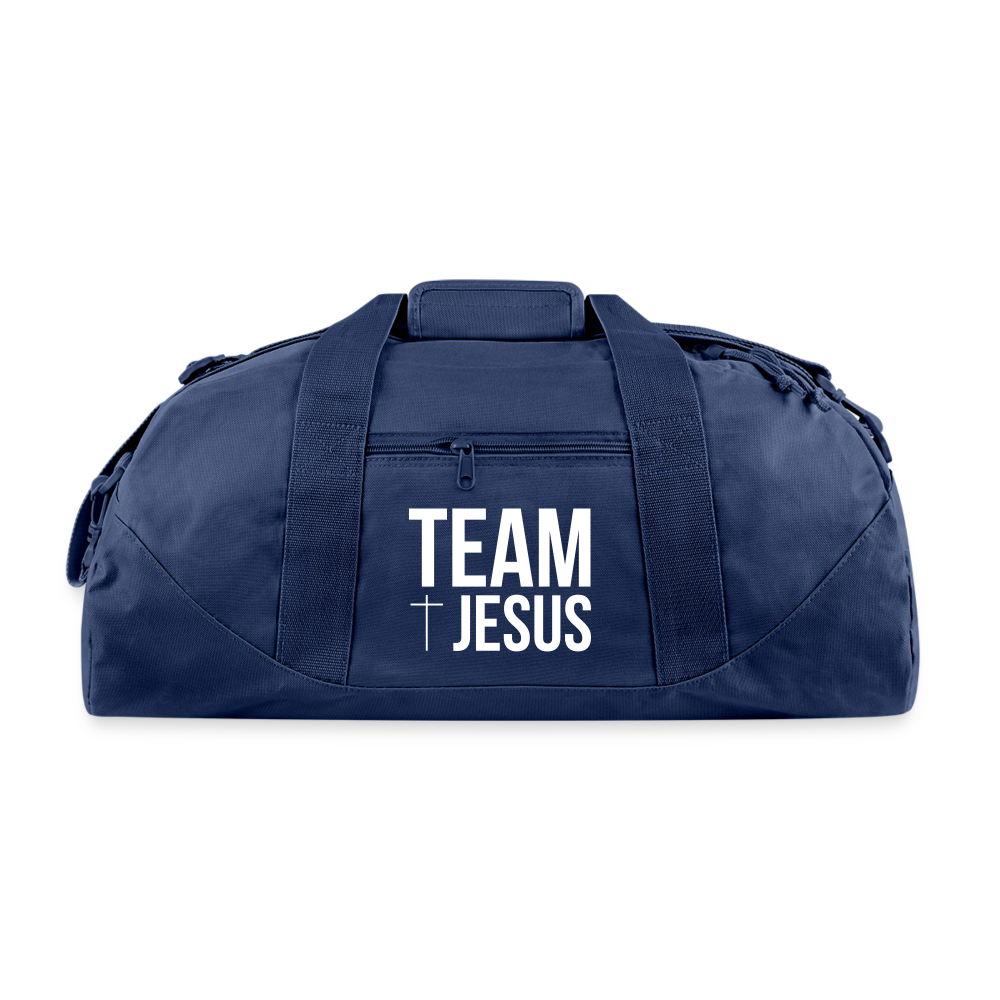 Team Jesus Recycled Duffel Bag - navy