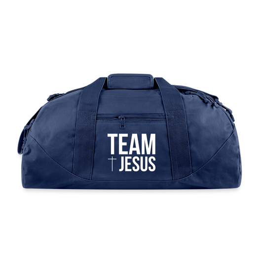 Team Jesus Recycled Duffel Bag - navy