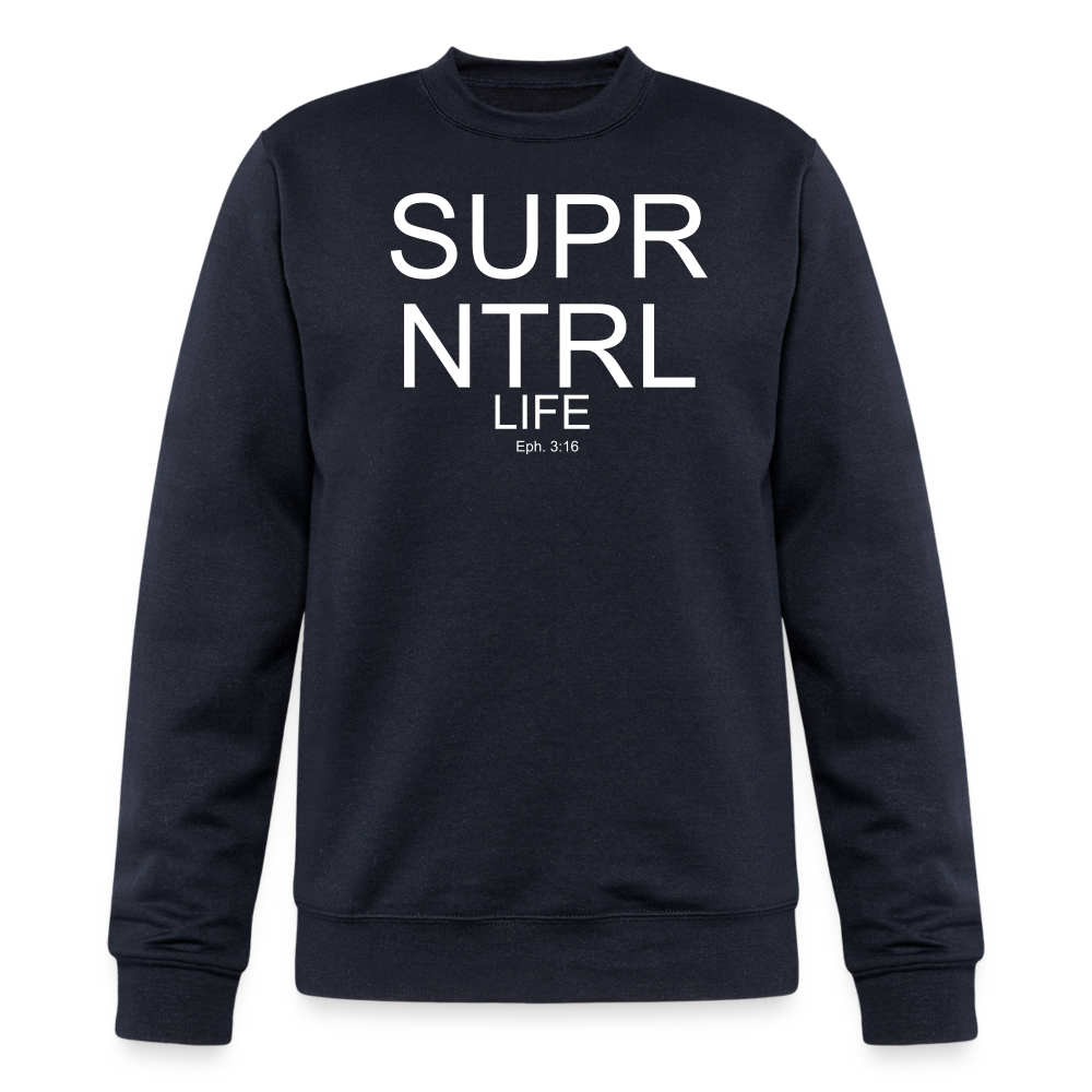 Super Natural LifeChampion Unisex Powerblend Sweatshirt - navy