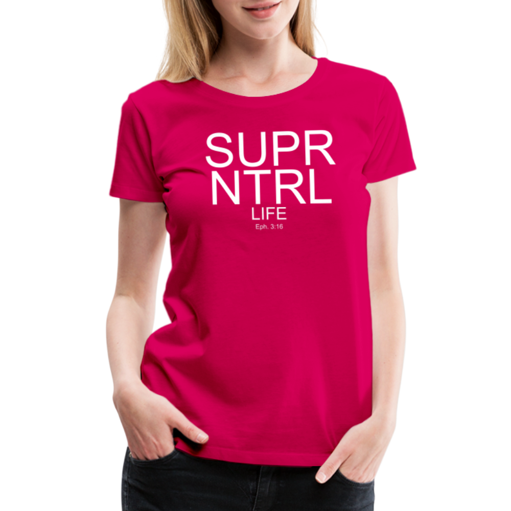Supernatural Life Women’s Premium T-Shirt - dark pink