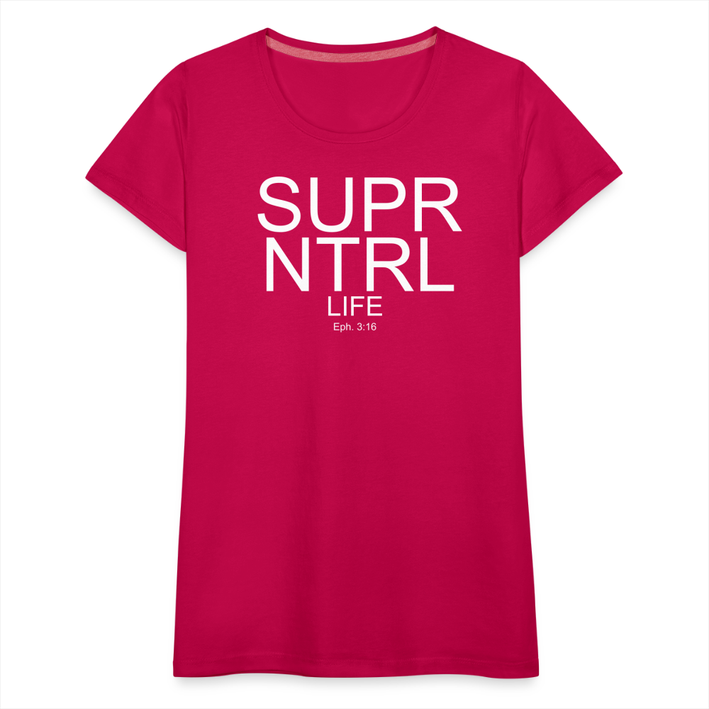 Supernatural Life Women’s Premium T-Shirt - dark pink