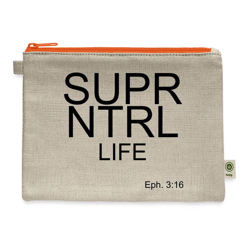 Super Natural Life Carry All Pouch - natural/orange