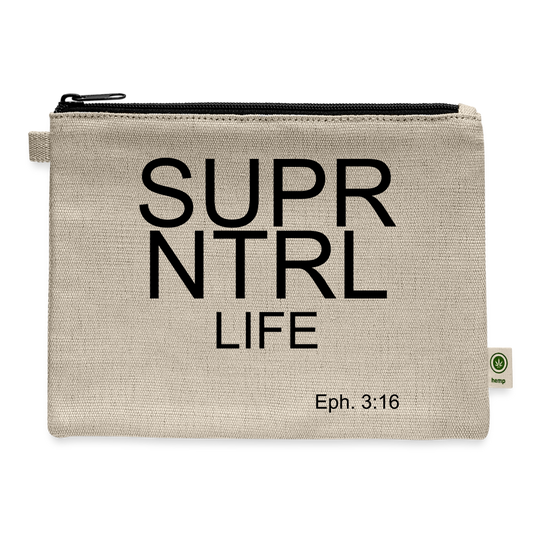 Super Natural Life Carry All Pouch - natural