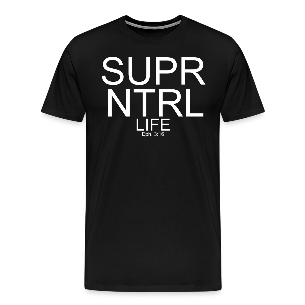 Super Natural Life Men's Premium T-Shirt - black