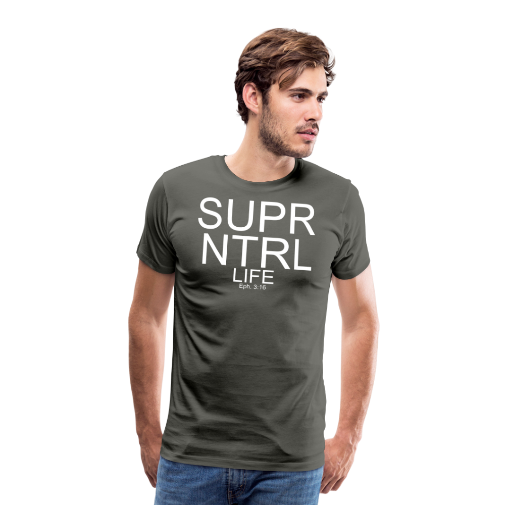 Super Natural Life Men's Premium T-Shirt - asphalt gray