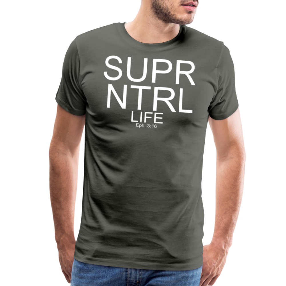Super Natural Life Men's Premium T-Shirt - asphalt gray