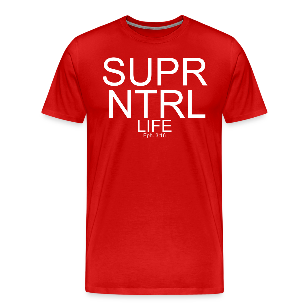 Super Natural Life Men's Premium T-Shirt - red