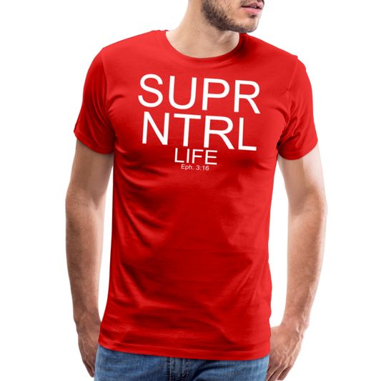 Super Natural Life Men's Premium T-Shirt - red