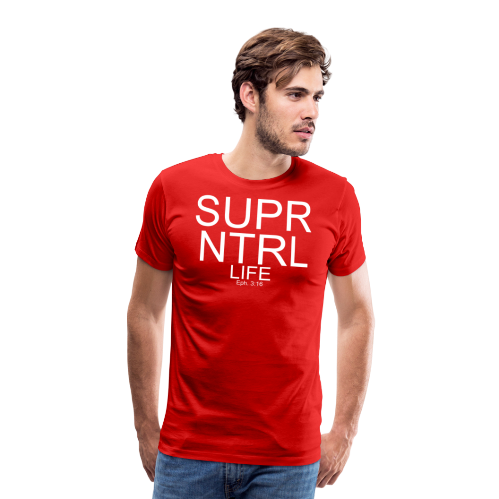 Super Natural Life Men's Premium T-Shirt - red