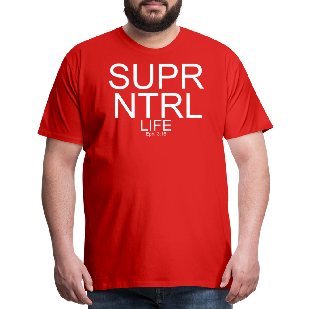 Super Natural Life Men's Premium T-Shirt - red