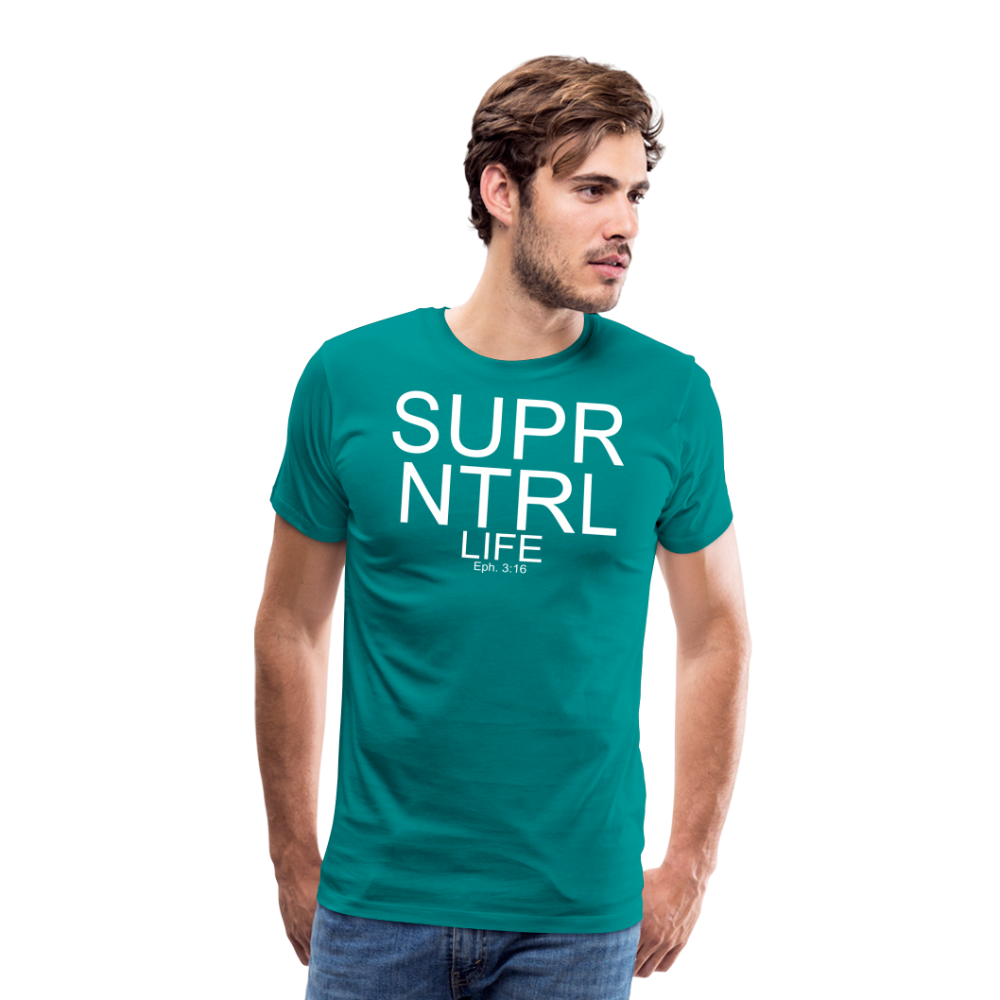 Super Natural Life Men's Premium T-Shirt - teal