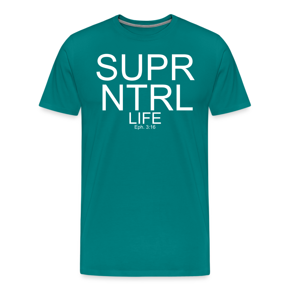 Super Natural Life Men's Premium T-Shirt - teal