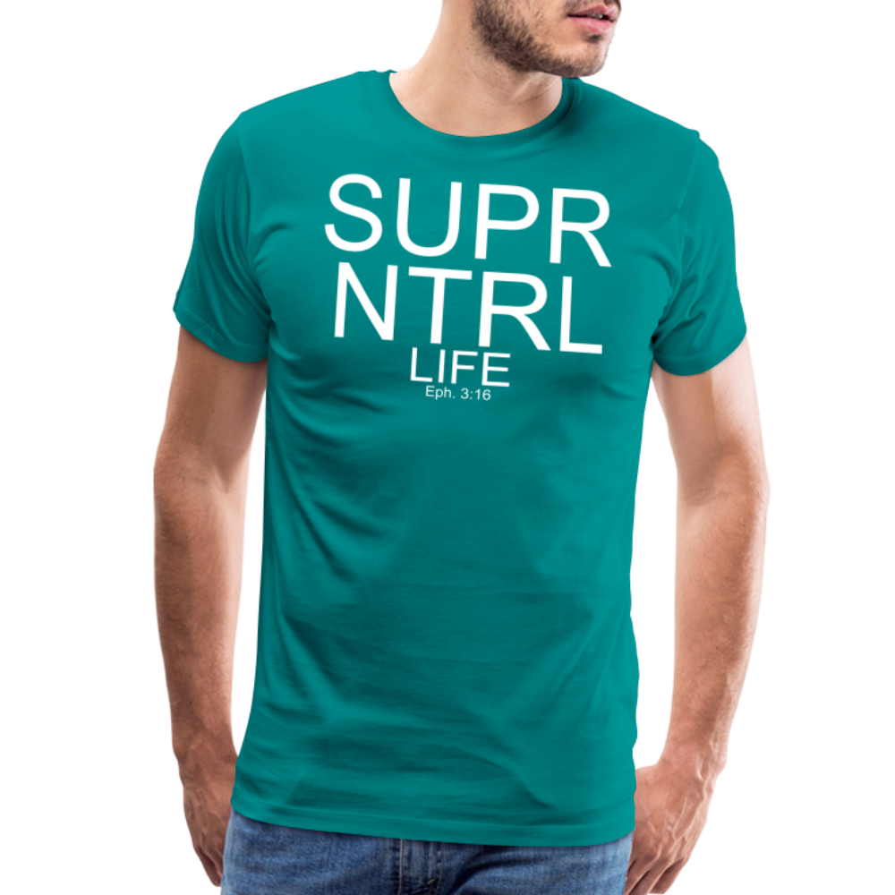 Super Natural Life Men's Premium T-Shirt - teal
