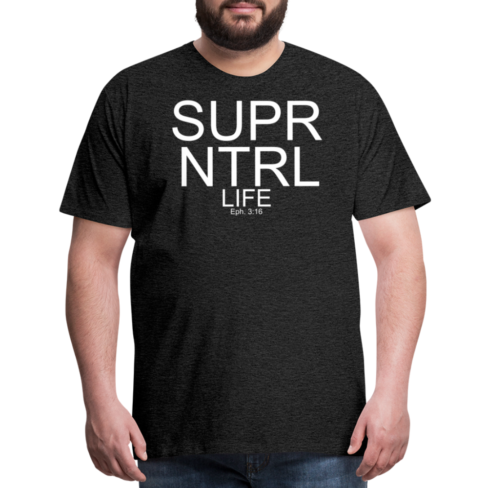 Super Natural Life Men's Premium T-Shirt - charcoal grey