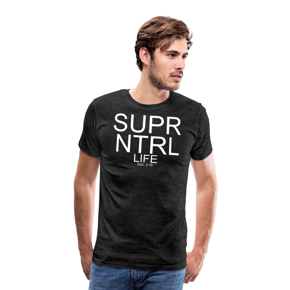 Super Natural Life Men's Premium T-Shirt - charcoal grey