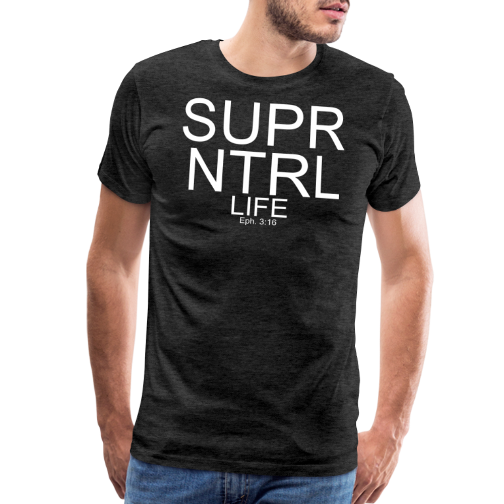 Super Natural Life Men's Premium T-Shirt - charcoal grey
