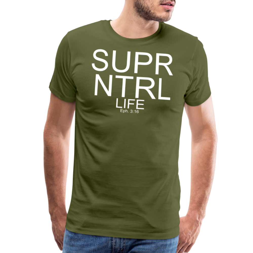Super Natural Life Men's Premium T-Shirt - olive green