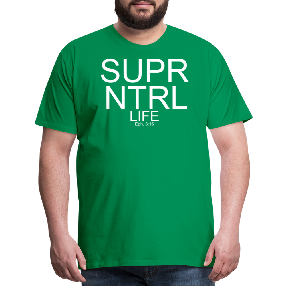 Super Natural Life Men's Premium T-Shirt - kelly green