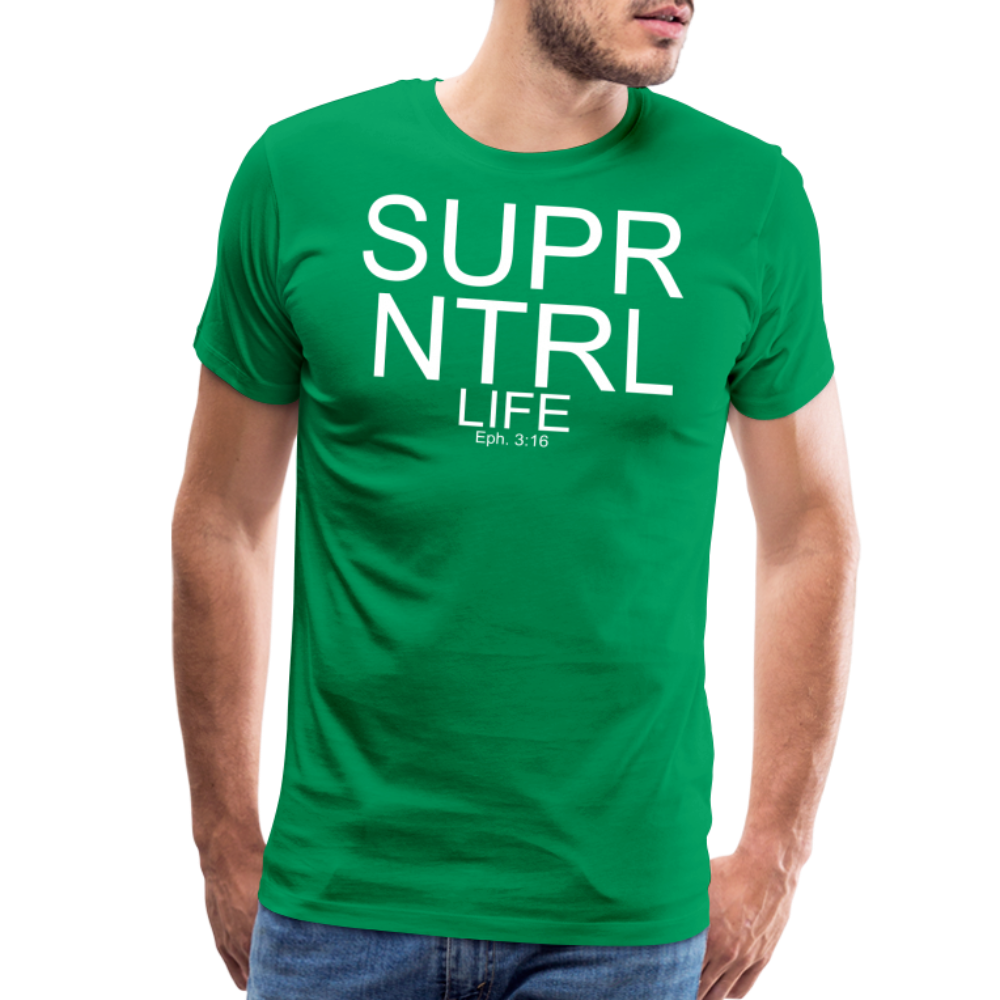 Super Natural Life Men's Premium T-Shirt - kelly green