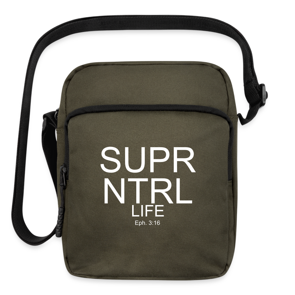 Super Natural Life Upright Crossbody Bag - olive