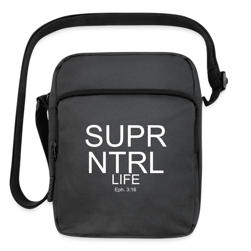 Super Natural Life Upright Crossbody Bag - charcoal grey