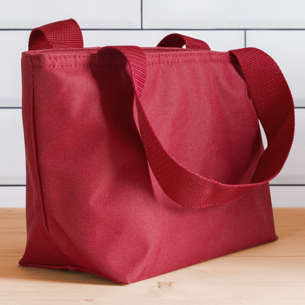Super Natural Life Lunch Bag - red
