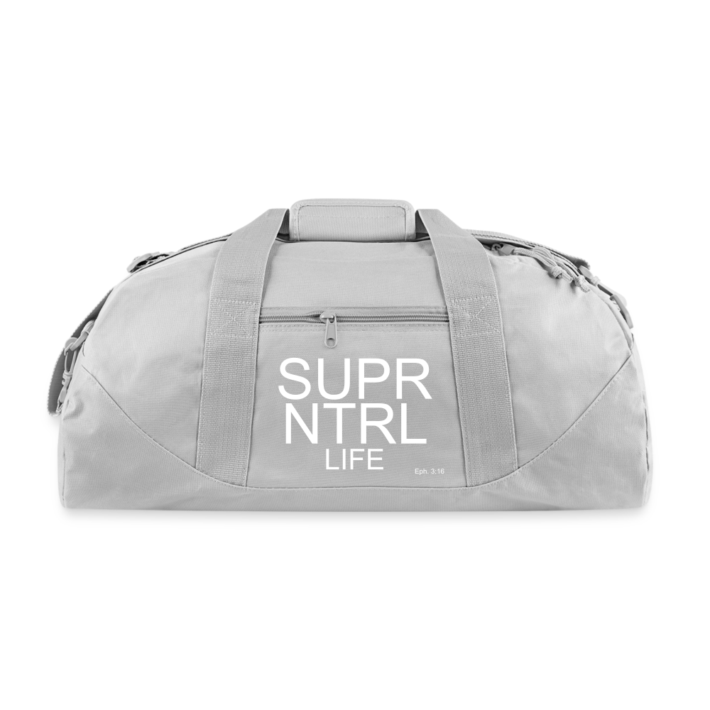 Super Natural Life Recycled Duffel Bag - gray