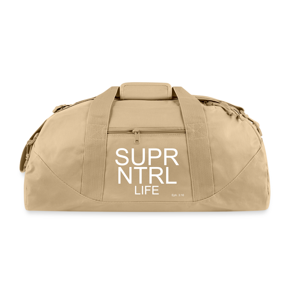 Super Natural Life Recycled Duffel Bag - beige