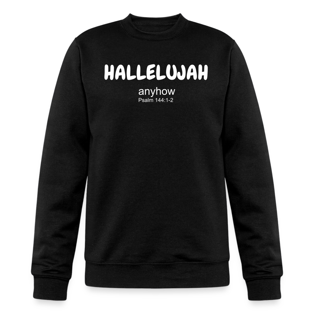 Hallelujah Anyhow Champion Unisex Powerblend Sweatshirt - black
