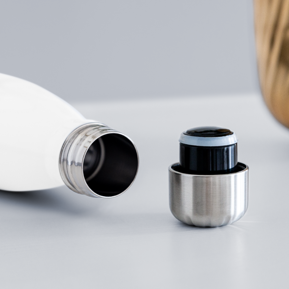 Hallelujah Anyhow Insulated Stainless Steel Water Bottle - white