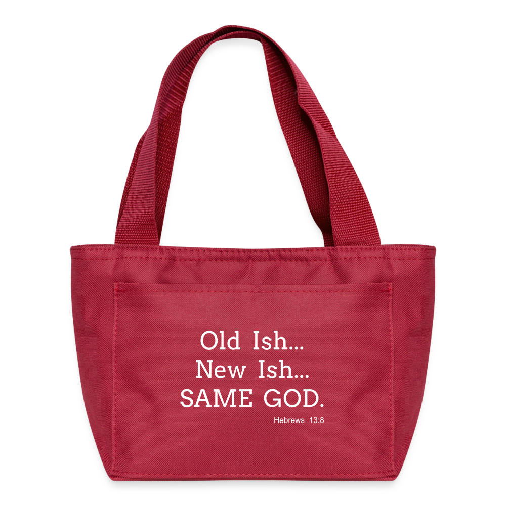 Same God Lunch Bag - red