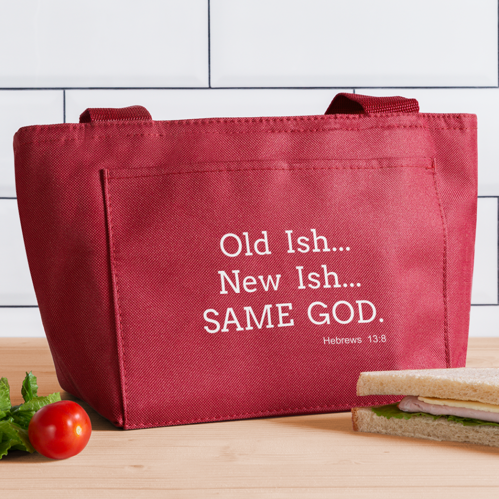 Same God Lunch Bag - red