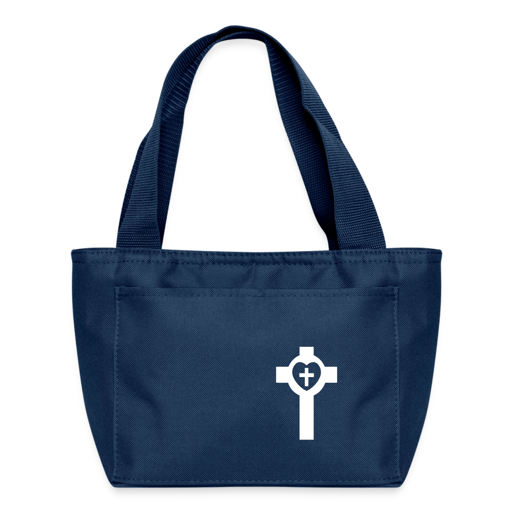 Cross Lunch Bag - navy
