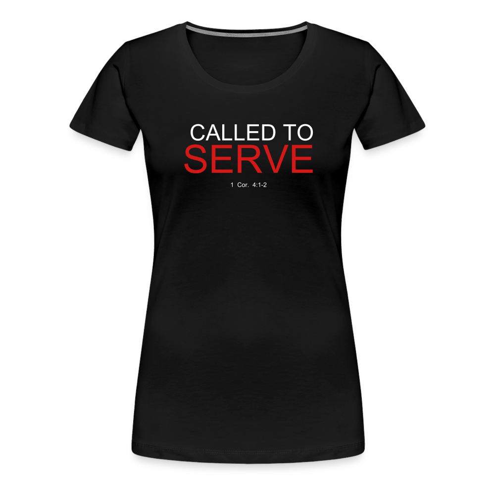 SERVE Women’s Premium T-Shirt - black