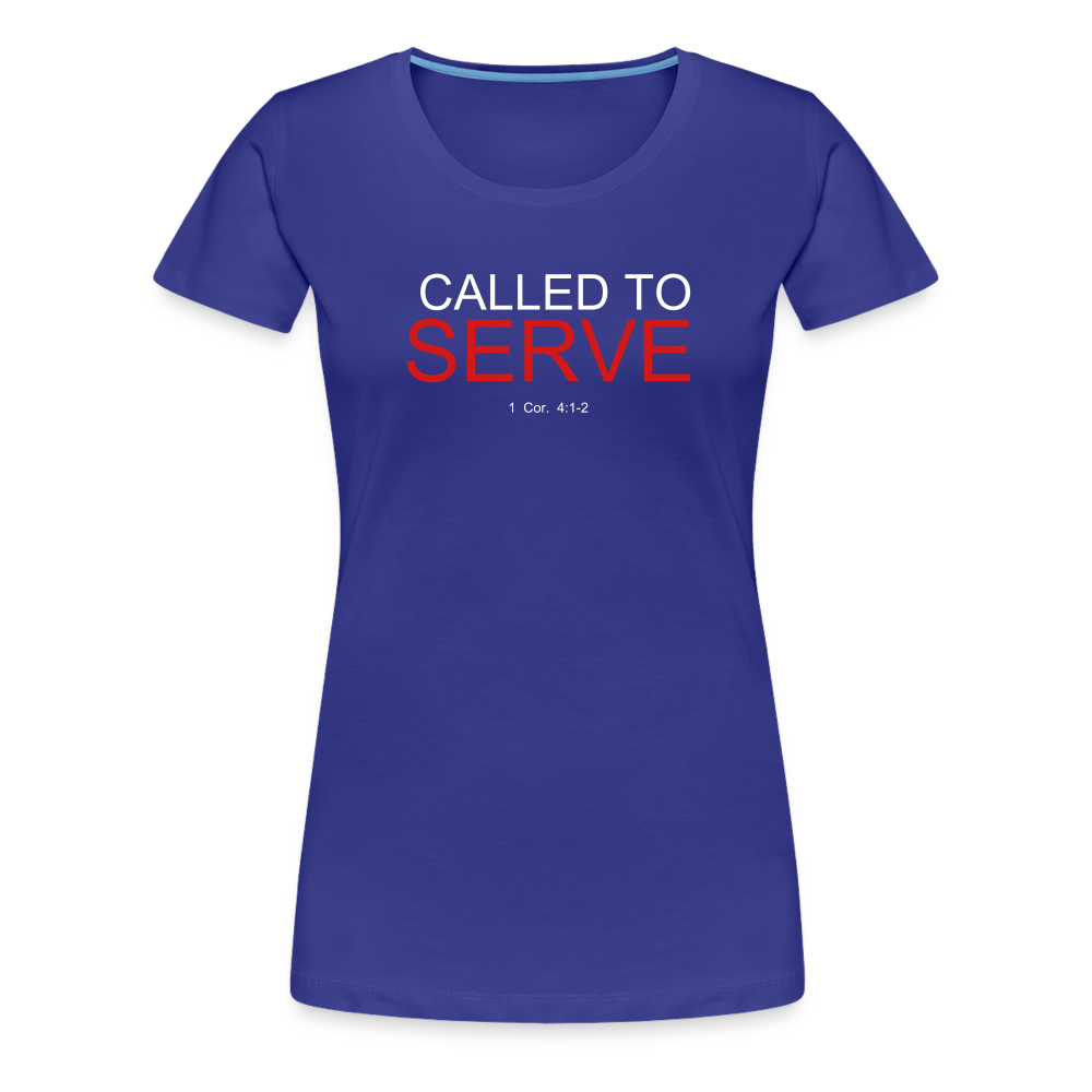 SERVE Women’s Premium T-Shirt - royal blue