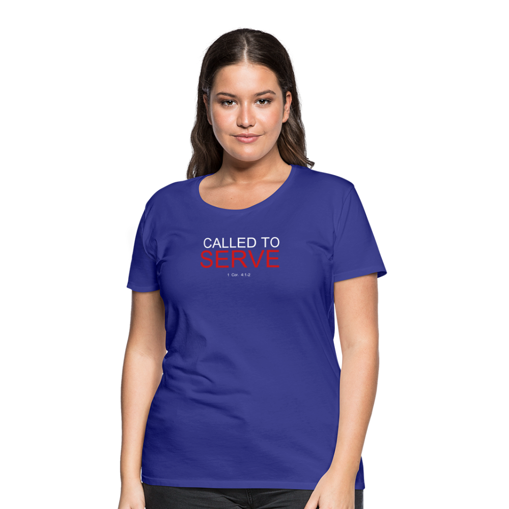 SERVE Women’s Premium T-Shirt - royal blue