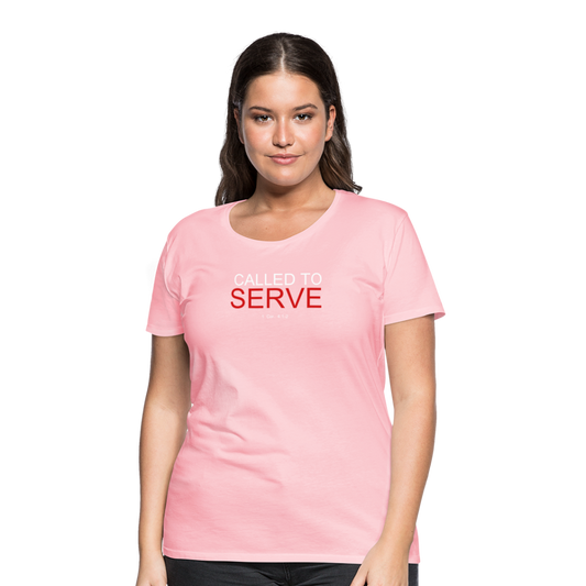 SERVE Women’s Premium T-Shirt - pink