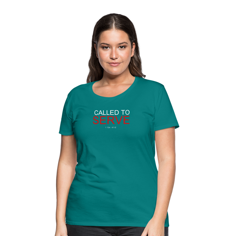 SERVE Women’s Premium T-Shirt - teal