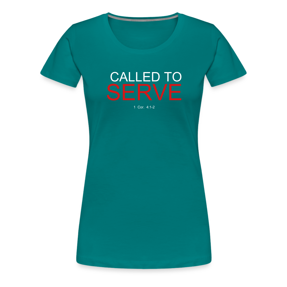 SERVE Women’s Premium T-Shirt - teal