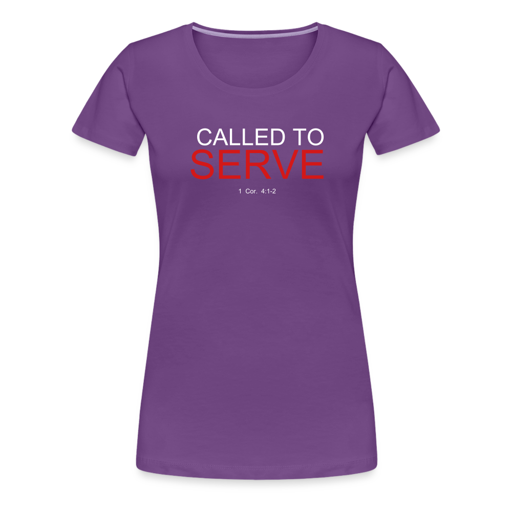 SERVE Women’s Premium T-Shirt - purple