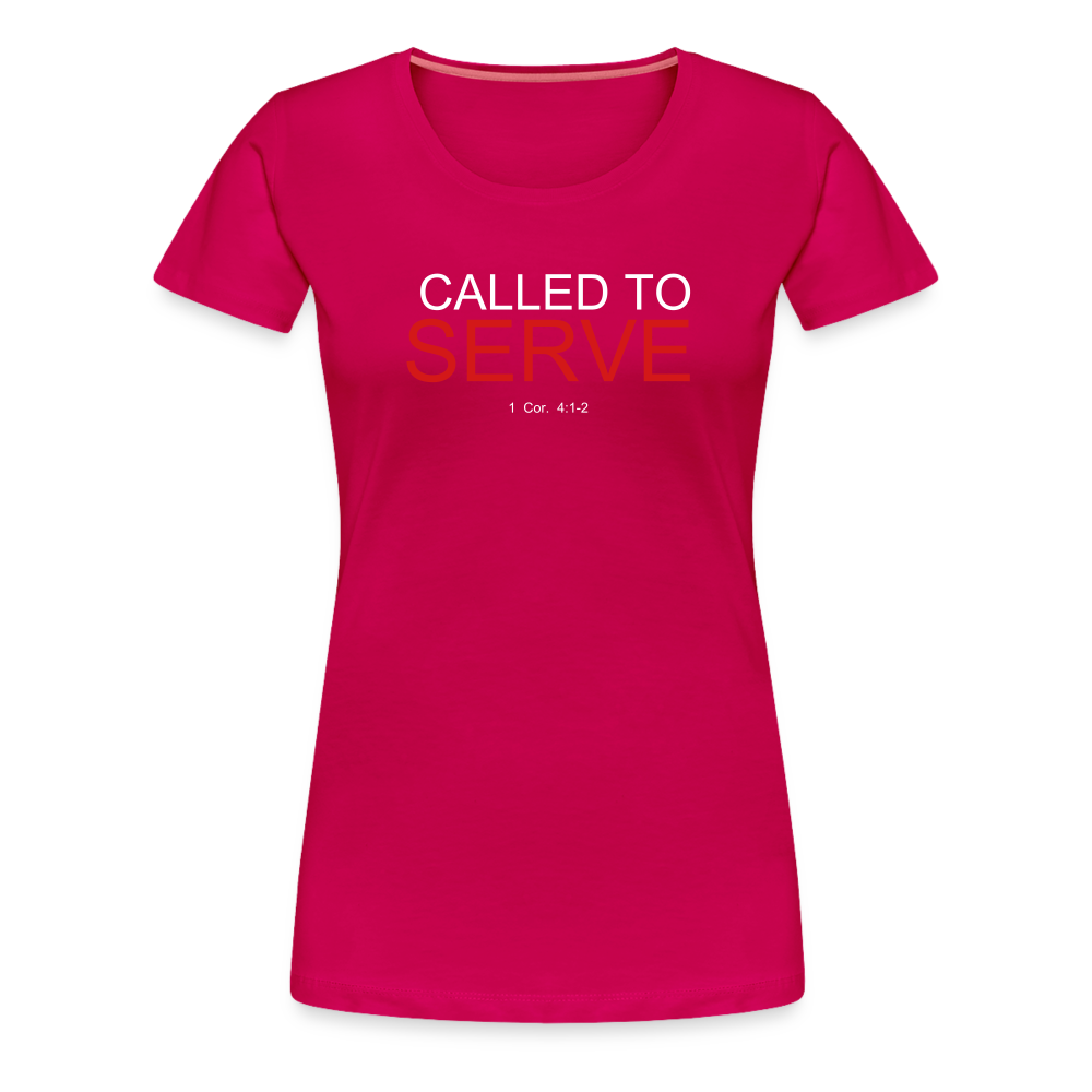 SERVE Women’s Premium T-Shirt - dark pink