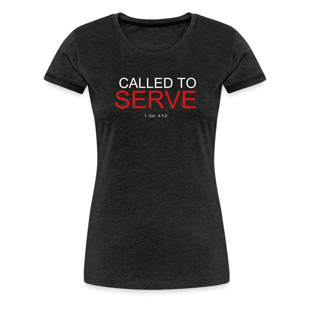SERVE Women’s Premium T-Shirt - charcoal grey
