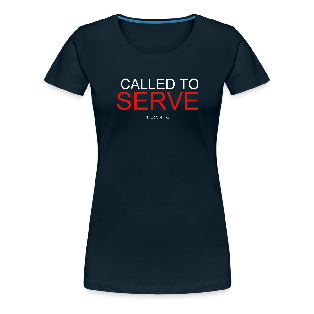 SERVE Women’s Premium T-Shirt - deep navy